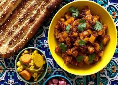 طرز تهیه دو پیازه آلو به 2 روش اصیل شیرازی